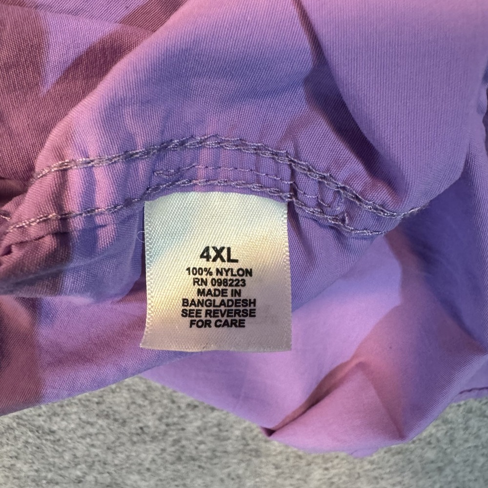 Magellan Fish Gear Relaxed Fit Shirt 4XL Purple Moisture Wicking Mesh Vent - Picture 10 of 11